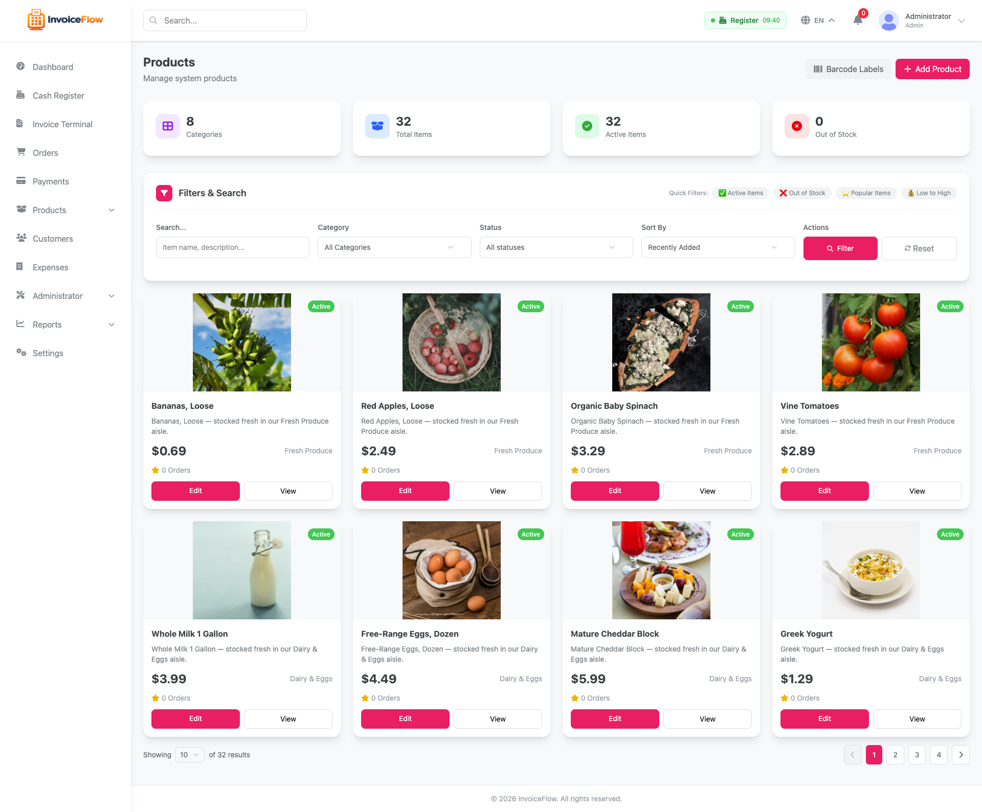 Product Catalog